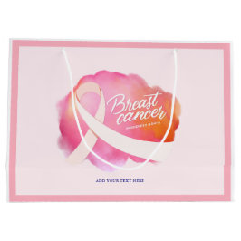 ピンクリボン フォーマル がん啓発 募金イベント ラージペーパーバッグ