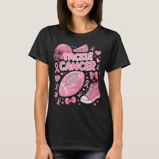 ピンクリボン フットボールTシャツ 乳がん撲滅 Tシャツ