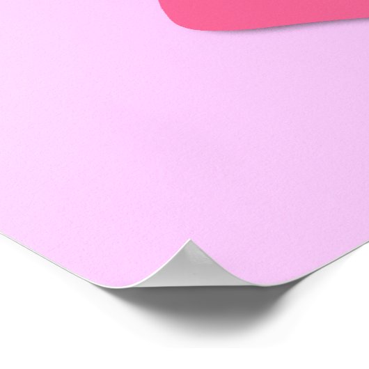 ピンクリボン ポスター (角)