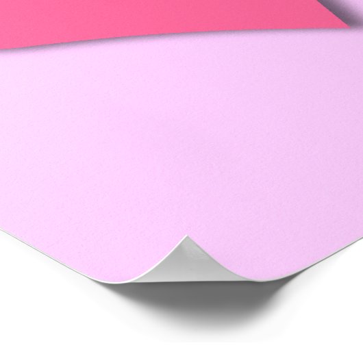 ピンクリボン ポスター (角)