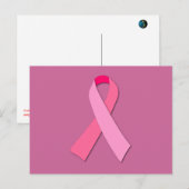 ピンクリボン ポストカード (正面/裏面)