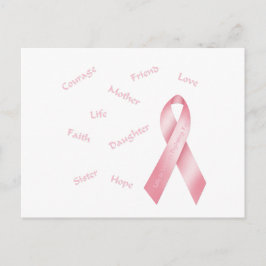 ピンクリボン ポストカード