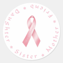 ピンクリボン ラウンドシール