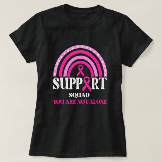 ピンクリボン レオパード 乳がんサポート Tシャツ (デザイン正面)