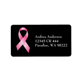 ピンクリボン – 乳がん認識度 ラベル