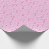 ピンクリボン、乳がん、サポート、ギフト、 ラッピングペーパー (角)