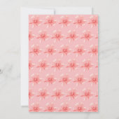 ピンクリボン 彼女が言った 彼が言った 結婚前パーティーゲーム 招待状 (裏面)