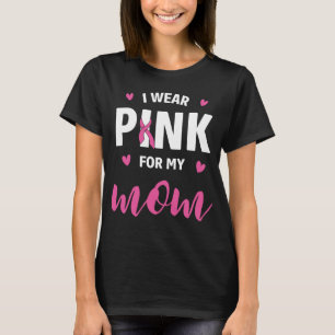 ピンクリボンMOM闘士乳がん Tシャツ