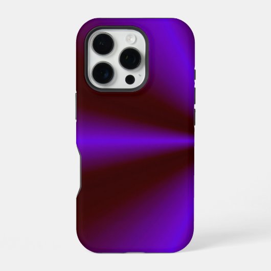 ピンクリムゾンパープルレインボー iPhoneケース (裏面)