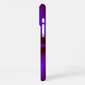 ピンクリムゾンパープルレインボー iPhoneケース (左側面)