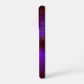 ピンクリムゾンパープルレインボー iPhoneケース (左側面)