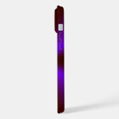 ピンクリムゾンパープルレインボー iPhoneケース (左側面)