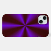 ピンクリムゾンパープルレインボー iPhoneケース (裏面横)