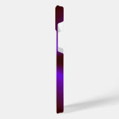 ピンクリムゾンパープルレインボー iPhoneケース (左側面)