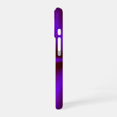 ピンクリムゾンパープルレインボー iPhone 16ケース (左側面)
