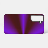 ピンクリムゾンパープルレインボー SAMSUNG GALAXYケース (裏面横)