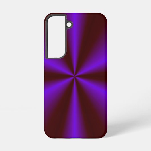 ピンクリムゾンパープルレインボー SAMSUNG GALAXYケース (裏面)