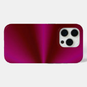 ピンクリムゾンレッドレインボー Case-Mate iPhoneケース (裏面 (横))