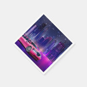 ピンクリモリムジンシティスウィート16バースデーパーティー スタンダードカクテルナプキン (角)