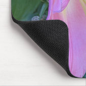 ピンクリリー開花フローラ マウスパッド (コーナー)