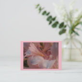 ピンクリリー 名刺 (スタンド正面)