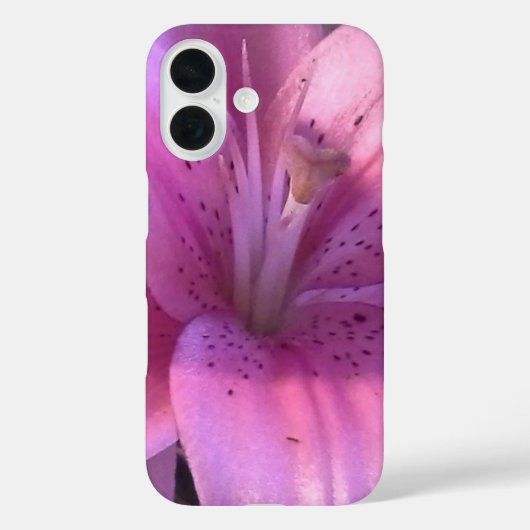 ピンクリリーiPhoneケース Case-Mate iPhoneケース (裏面)