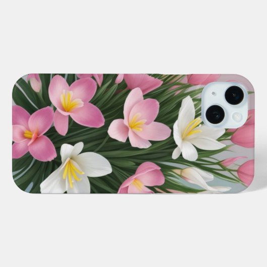 ピンクリリーiPhone / iPadケース Case-Mate iPhoneケース (裏面 (横))