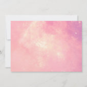 ピンクリーチフォーザスターズ4th誕生日招待状 招待状 (裏面)