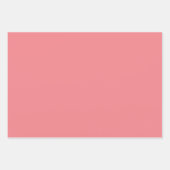 ピンクリーフプリント包装紙シート ラッピングペーパーシート (正面3)