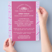 ピンクリーフ・ガーデンセンター・ホリカルトゥリスト チラシ (手)