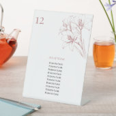 ピンクリー結婚リーの表番号 台座サイン (インサイチュ)