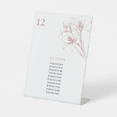 ピンクリー結婚リーの表番号 台座サイン (正面)