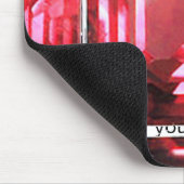 ピンクルビージェムストーン マウスパッド (コーナー)