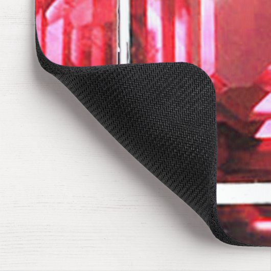 ピンクルビージェムストーン マウスパッド (コーナー)