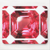 ピンクルビージェムストーン マウスパッド (正面)