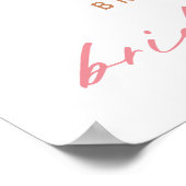 ピンクレインブーツ&フラワーズブライダルシャワーへようこそ ポスター (角)