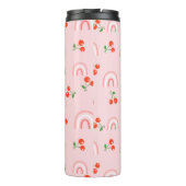 ピンクレインボーさくらんぼパターン タンブラー (裏面)