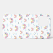 ピンクレインボーズクラウドボホデザイン Case-Mate iPhoneケース (裏面 (横))