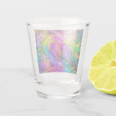 ピンクレインボーバラ- ショットグラス (裏面)