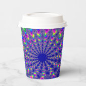 ピンクレインボーバースト 紙コップ (左)