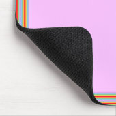 ピンクレインボームスポード マウスパッド (コーナー)