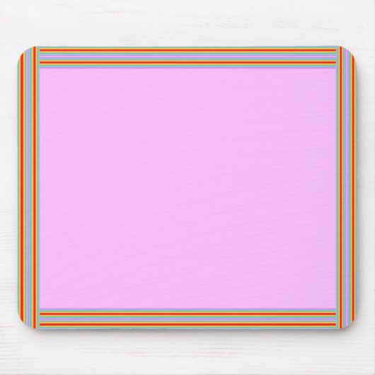 ピンクレインボームスポード マウスパッド (正面)