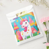 ピンクレインボーユニコーン誕生日 フェイバーバッグ (封をした状態)