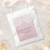 ピンクレエレガントース優先バッグ フェイバーバッグ (クリップ留めされた状態)