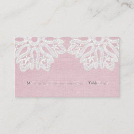 ピンクレエレガントース座席表 プレイスカード