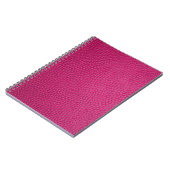 ピンクレザー ノートブック (左側)