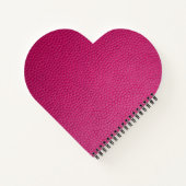 ピンクレザー ノートブック (裏面)