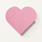 ピンクレザー ノートブック (裏面)