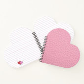 ピンクレザー ノートブック (内部)