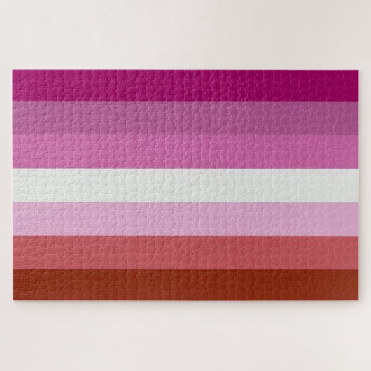 ピンクレズビアンプライド国旗 ジグソーパズル (横)